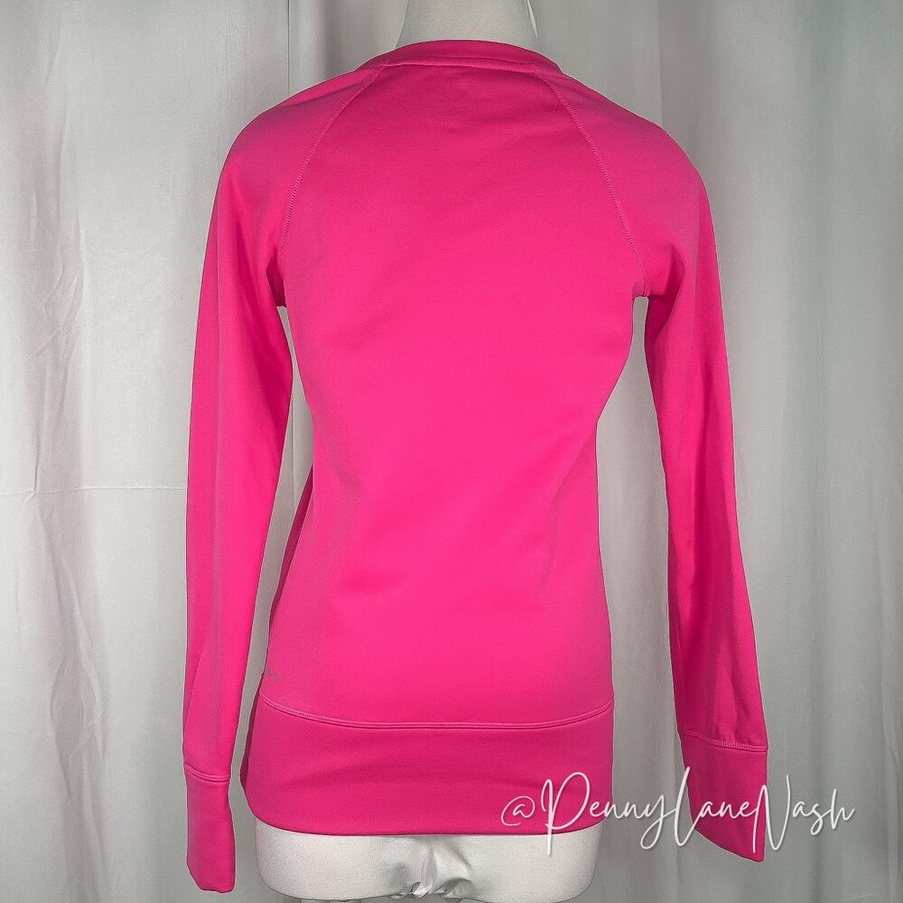 Nike Therma Fit Fleece Pullover Sweatshirt Pink - Picture 9 of 11
